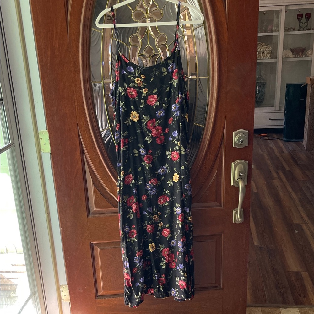 Pellini Floral Spaghetti Strap Dress